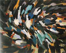 Herbst 1959, Öl auf Leinwand, 65x82 cm